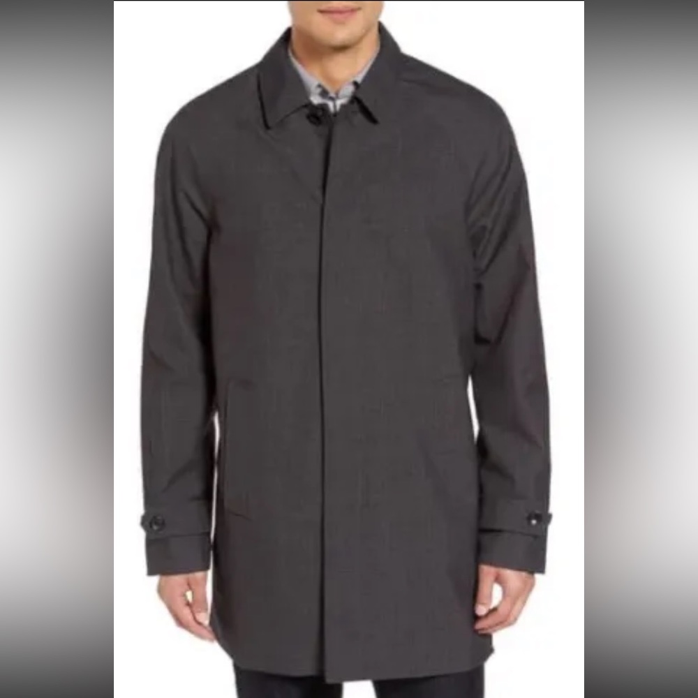 Michael Kors Men’s Franklin Jacket Single-Breasted Year Round Raincoat Sz 38s